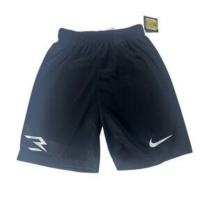 Nike 3 Brand Russell Wilson Boys Black Mesh Basketball Shorts Medium NEW